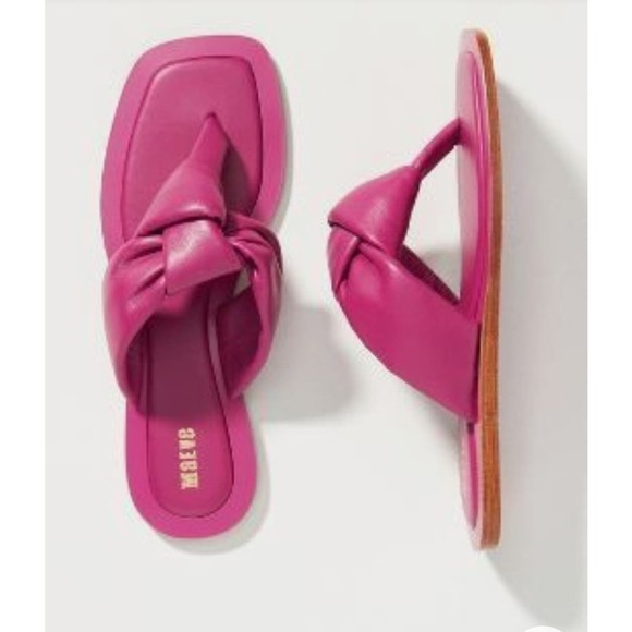Anthropologie Maeve Puffy Knotted Sandals - Picture 1 of 5